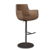 Barstuhl m. Arm Aquilo Leder braun