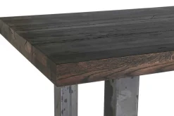 Bartisch astige Eiche Massivholz gerade Kante 230*85*108 cm