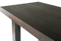 Bartisch astige Eiche Massivholz gerade Kante 230*85*108 cm