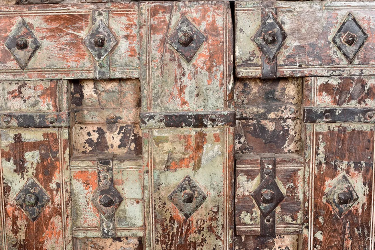 Bartresen Vintage Massivholz mit Aufbau