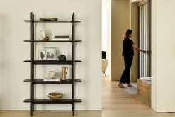 Bücherregal PI Mahagoni H 187 cm