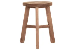 Beisteller Easy Teakholz rund