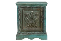Beistellschrank Vintage blau
