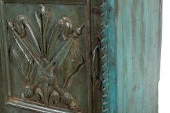 Beistellschrank Vintage blau