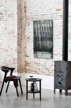 Beistelltisch Bok Eiche schwarz