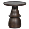 Beistelltisch Broad Mangoholz braun D 50 cm