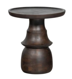 Beistelltisch Broad Mangoholz braun D 50 cm