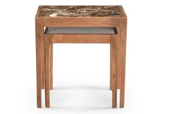 Beistelltisch 2er-Set Gats Marmor