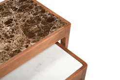 Beistelltisch 2er-Set Gats Marmor