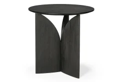 Beistelltisch Fin Teak schwarz