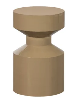 Beistelltisch Fire Metall beige