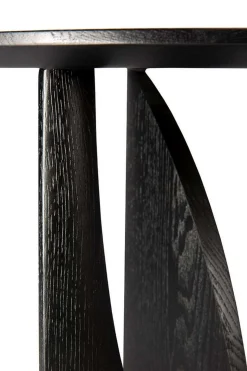 Beistelltisch Geometric Eiche schwarz