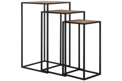 Beistelltisch Highlight 3er Set natur