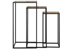 Beistelltisch Highlight 3er Set natur