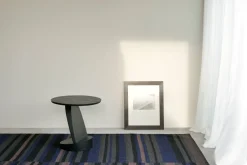 Beistelltisch Oblic Teak schwarz