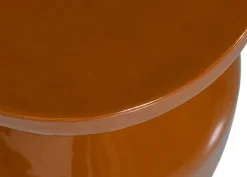 Beistelltisch rotbraun