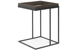 Beistelltisch schwarz 39x39 cm