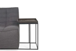 Beistelltisch schwarz 39x39 cm