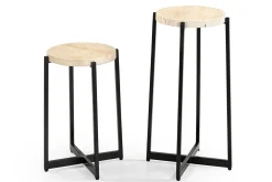 Beistelltisch Set Gats Travertin natur