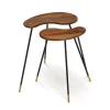 Beistelltische "Kidney" Nussbaum 2er Set