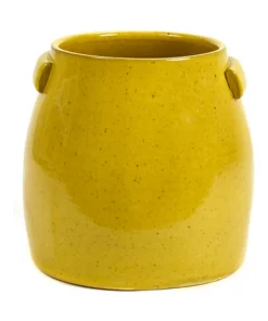 Übertopf gelb gross D 25 cm