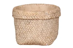 Übertopf Lombok in Korboptik D 13 cm