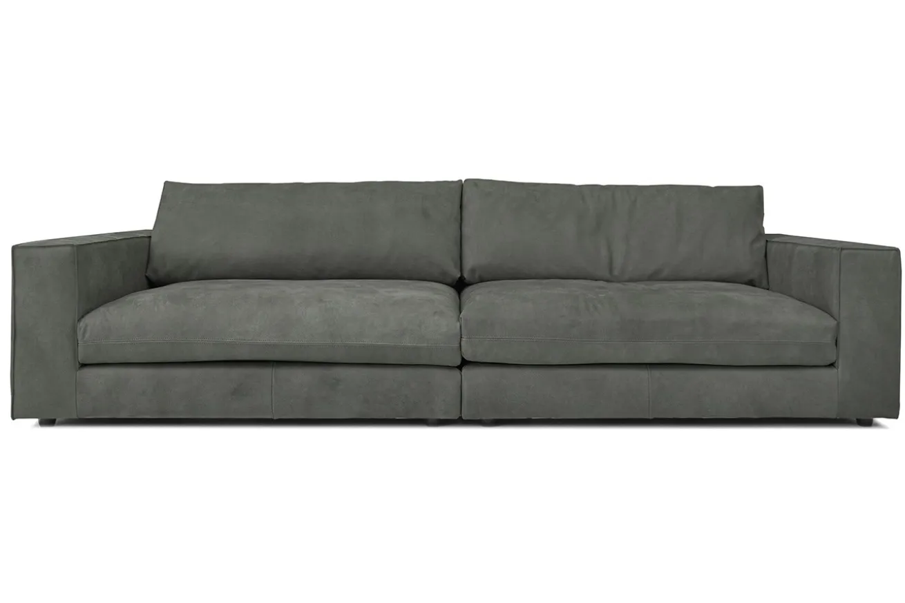 Big Sofa Venezia Leder vintage grau