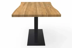 Bistrotisch Eiche organisch Stahl 120
