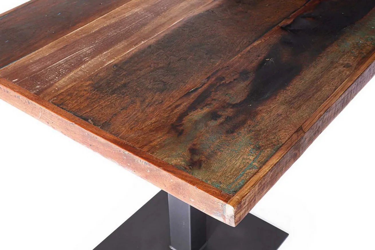 Bistrotisch Vintage mit Metallfuss