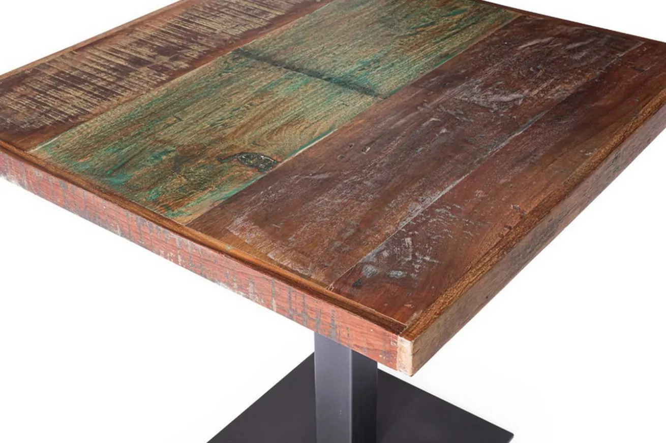 Bistrotisch Vintage mit Metallfuss