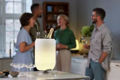 Bluetooth Lautsprecher Atmos silber D22cm