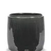 Blumentopf Keramik blaugrau D 30 cm
