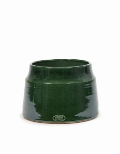 Blumentopf Keramik grün D 25 cm