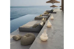 Bodenleuchte Lady D weiss gross