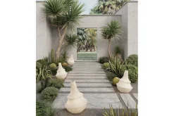 Bodenleuchte Lady D weiss klein