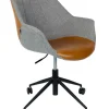 Bürostuhl Doulton Stoff grau
