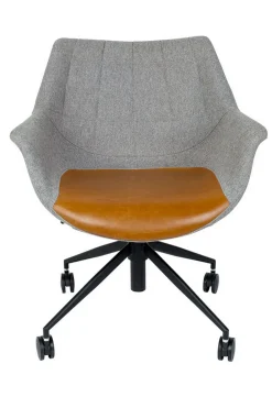 Bürostuhl Doulton Stoff grau