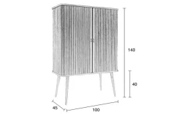 Buffetschrank Barbara Esche Holz natur