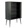 Buffetschrank Barbara Massivholz schwarz