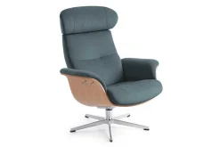 Conform Timeout Sessel aus Stoff in blau