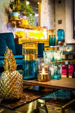 Couchtisch Architect Metall gold klein