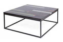 Couchtisch Chimney schwarz lackiert quadratisch