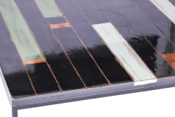 Couchtisch Chimney schwarz lackiert quadratisch