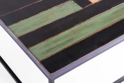 Couchtisch Chimney schwarz lackiert quadratisch