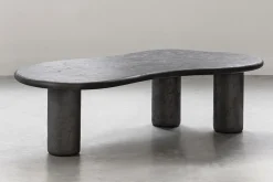 Couchtisch Curva schwarz B 130 cm