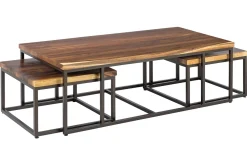 Couchtisch Flaire 3er Set Suarholz B 120 cm