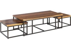 Couchtisch Flaire 3er Set Suarholz B 120 cm