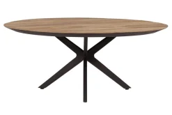 Couchtisch Metropole Teak Metall D 90 cm