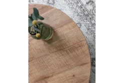 Couchtisch Metropole Teak Metall D 90 cm