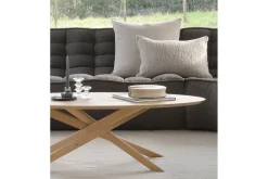 Couchtisch Mikado Eiche natur oval B 143 cm